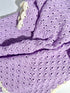 Kids and Babies' Crochet Blanket, kids room deco, kids gift, worsted wool and cotton blend